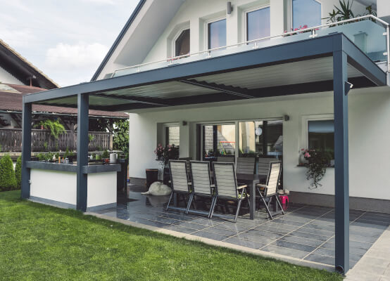 Pergola in alluminio 4x5
