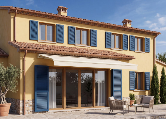 Persiane decorative installate