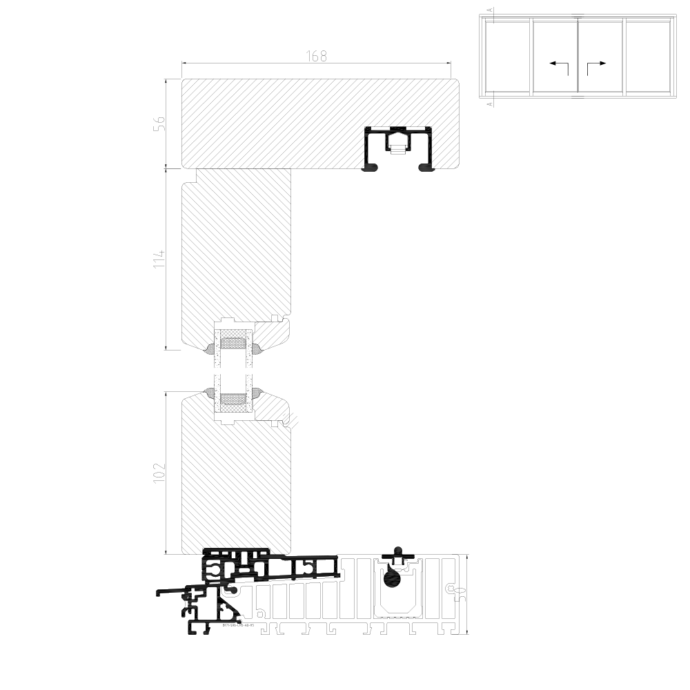 IV 68 - Illustrazione dettagliata della parte centrale Schema C