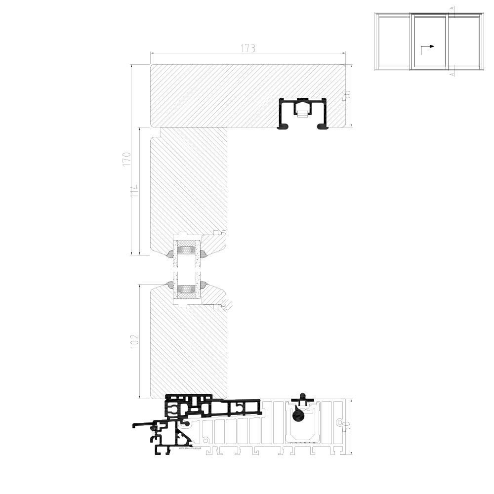IV 68 - Illustrazione dettagliata della parte centrale Schema G