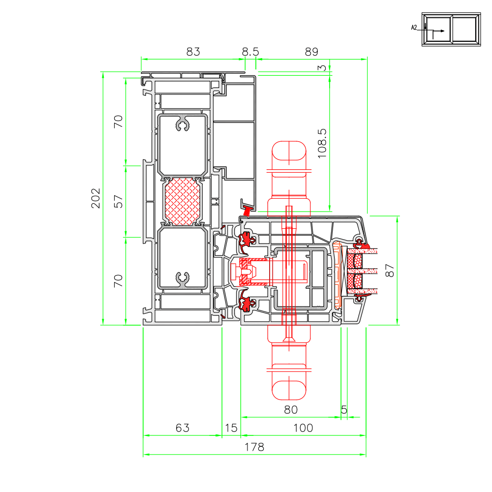 Disegni dettagliati di Aluskin Premium