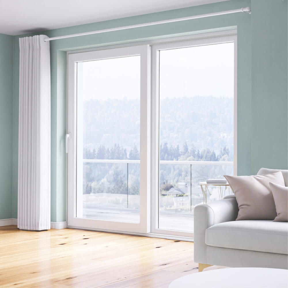 Porta alzante scorrevole installata - soggiorno