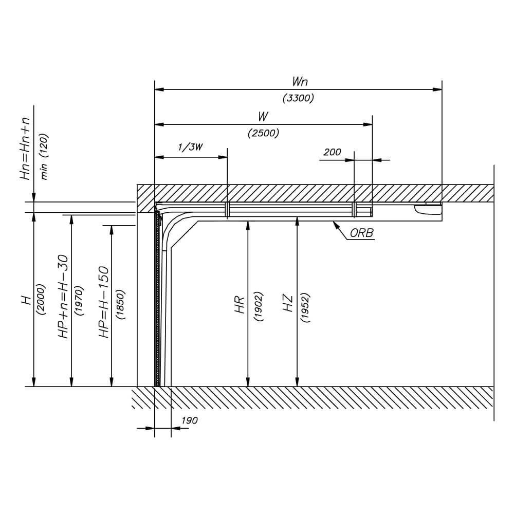 Sezione trasversale aa: disegni dettagliati