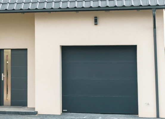 Porta garage antracite moderna