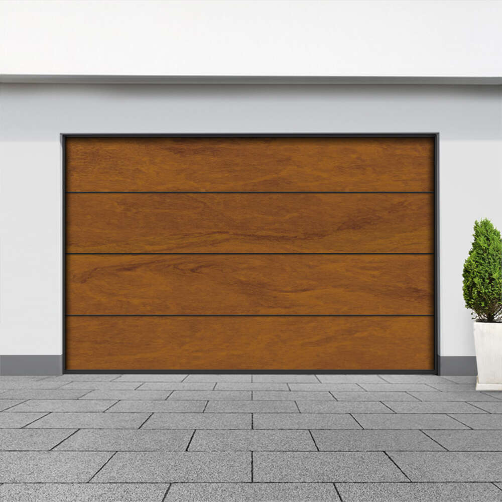 Porta garage Comfort effetto legno