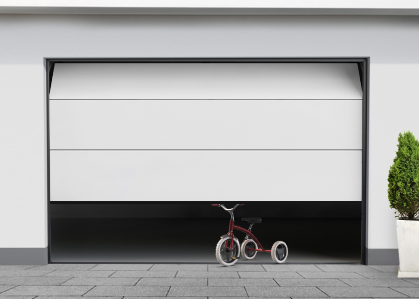 Porta da garage con fotocellule