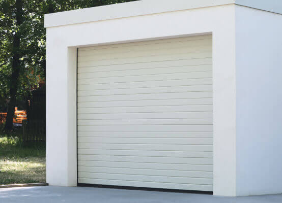 Porta da garage avvolgibile a incasso interno