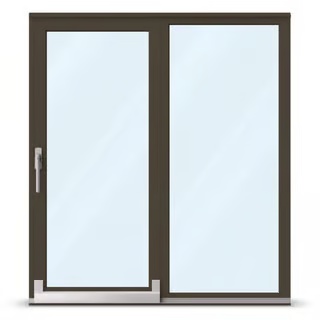 Porta scorrevole marrone