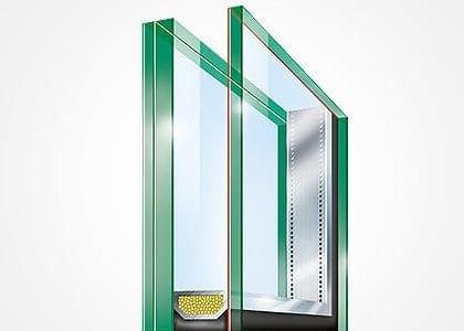 Porta scorrevole in vetro di sicurezza