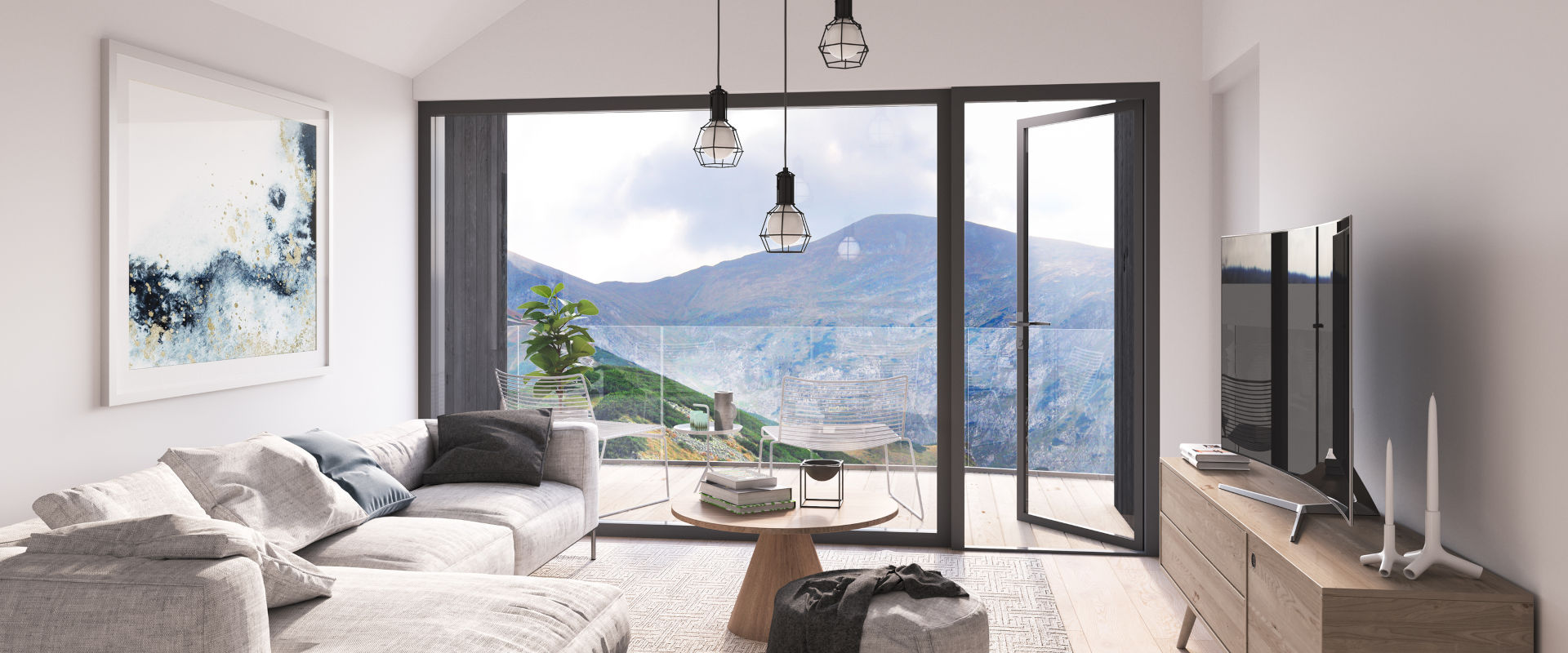 Panorama dalla portafinestra