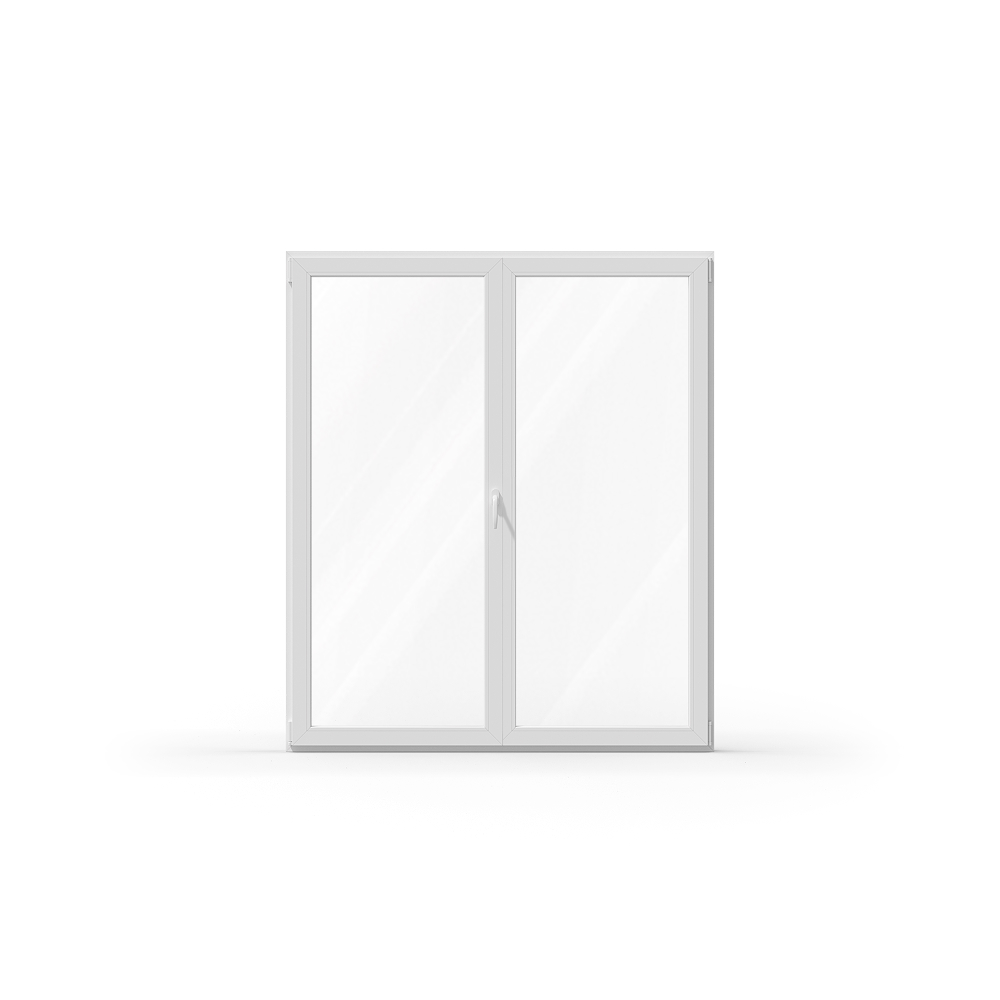 Portafinestra a 2 ante apertura a ribalta destra e sinistra