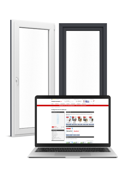 Portafinestra in PVC-alluminio personalizzata