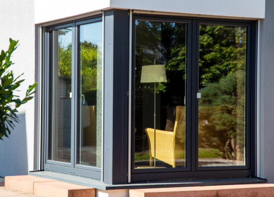 Portafinestra in PVC-alluminio colori