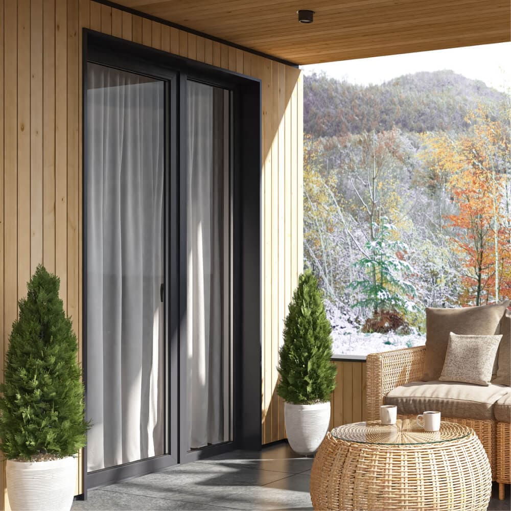 Portafinestra VEKA installata - balcone