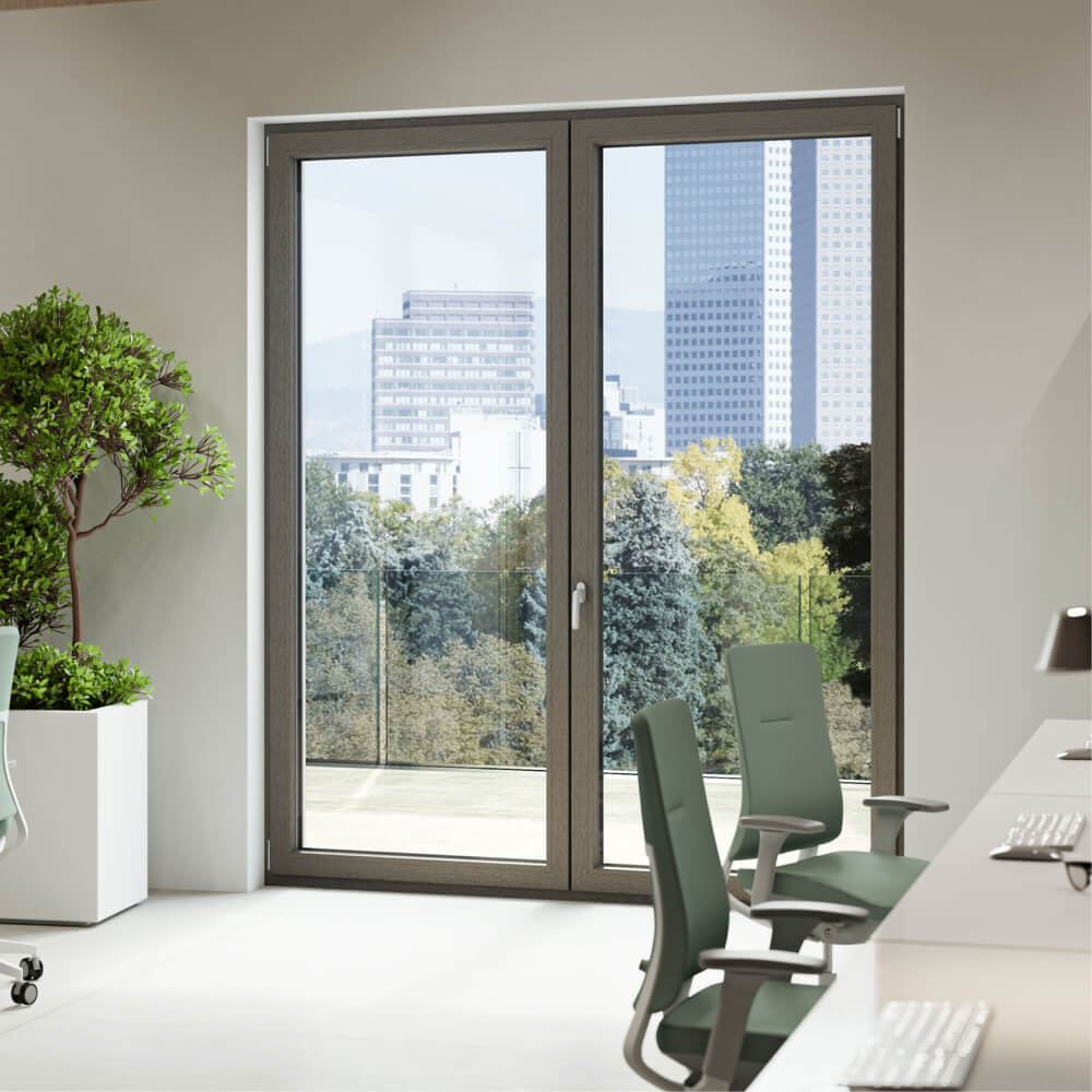 Portafinestra VEKA installata - ufficio
