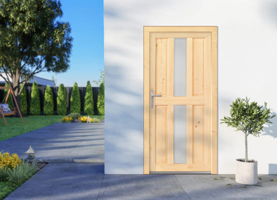 Porta di servizio in legno modello Avezzano