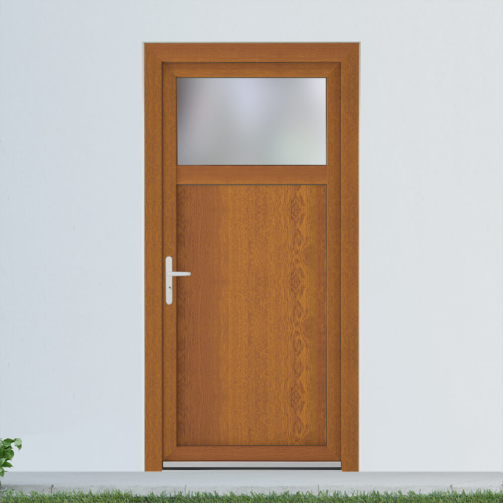 Porta di servizio Arezzo rovere dorato