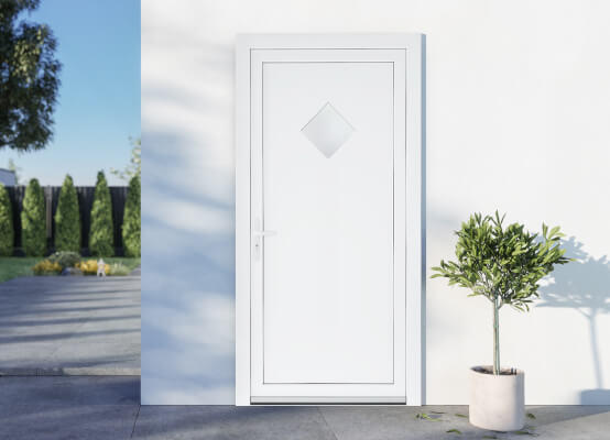 Porta di servizio in PVC