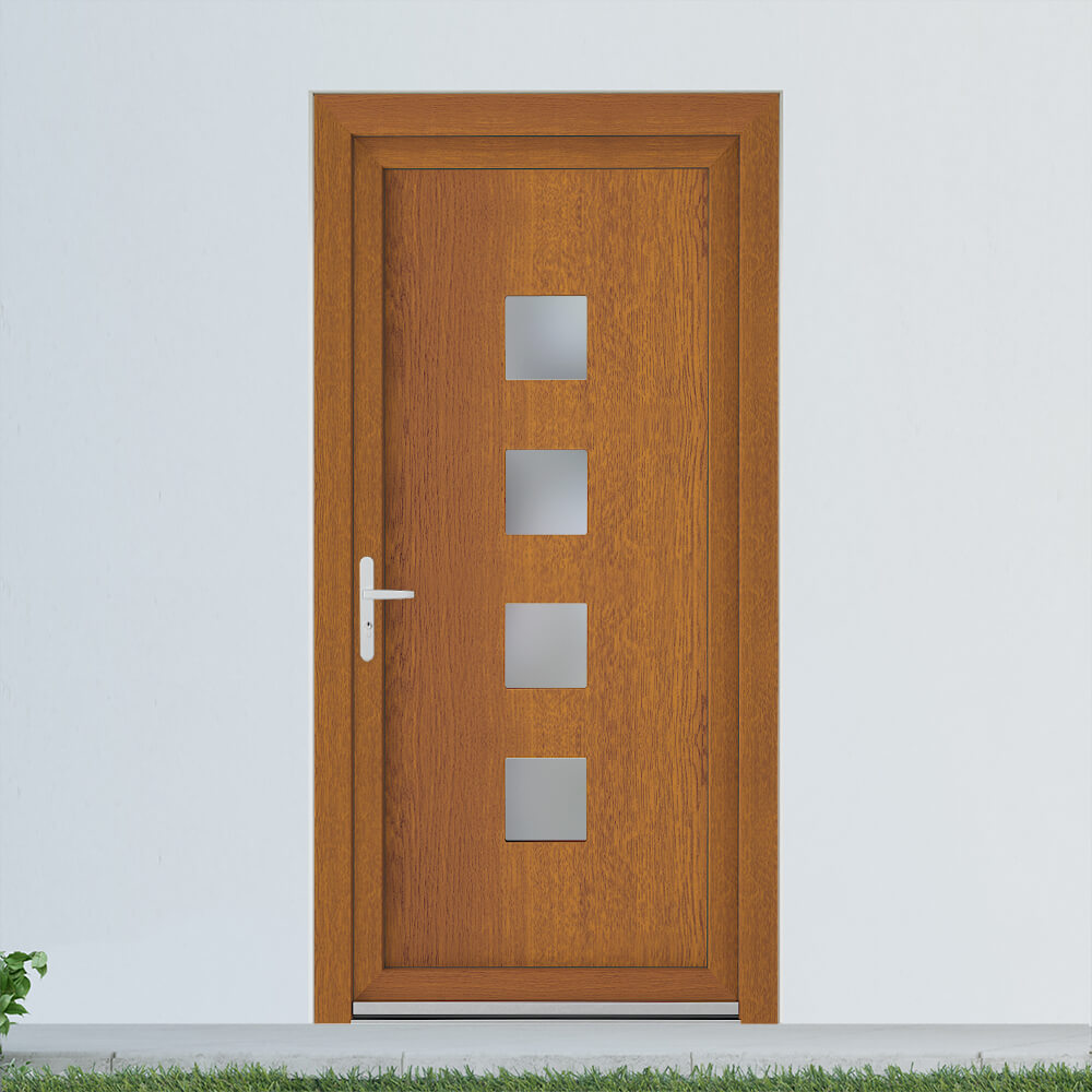 Porta di servizio Pesaro rovere dorato