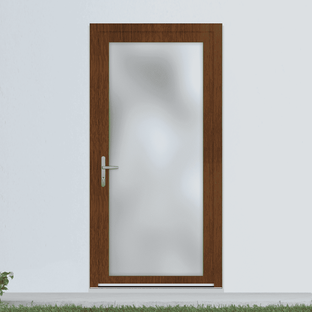 Porta di servizio Udine noce