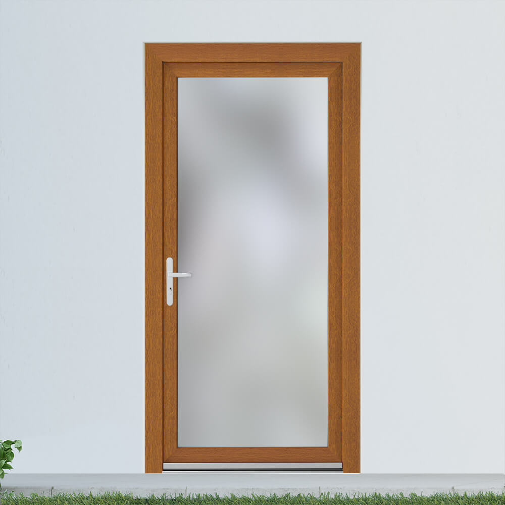 Porta di servizio Udine rovere dorato
