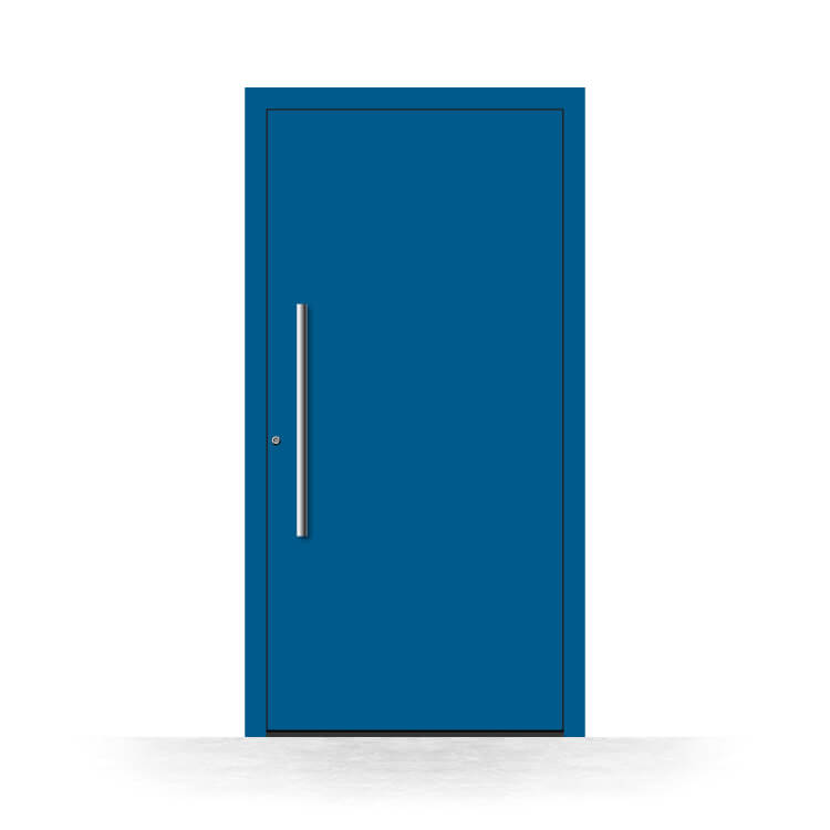Porta d'ingresso blu