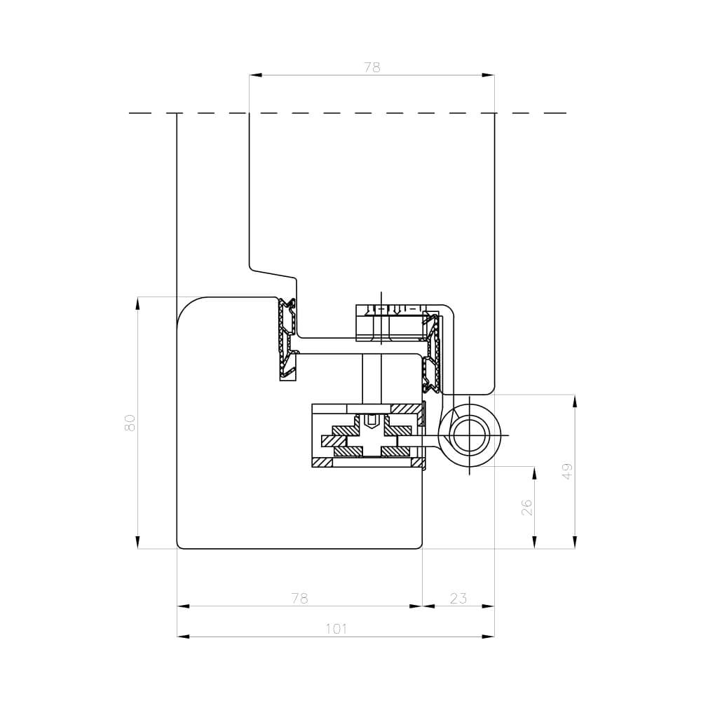 Exclusive Elegant : Telaio laterale lato telaio