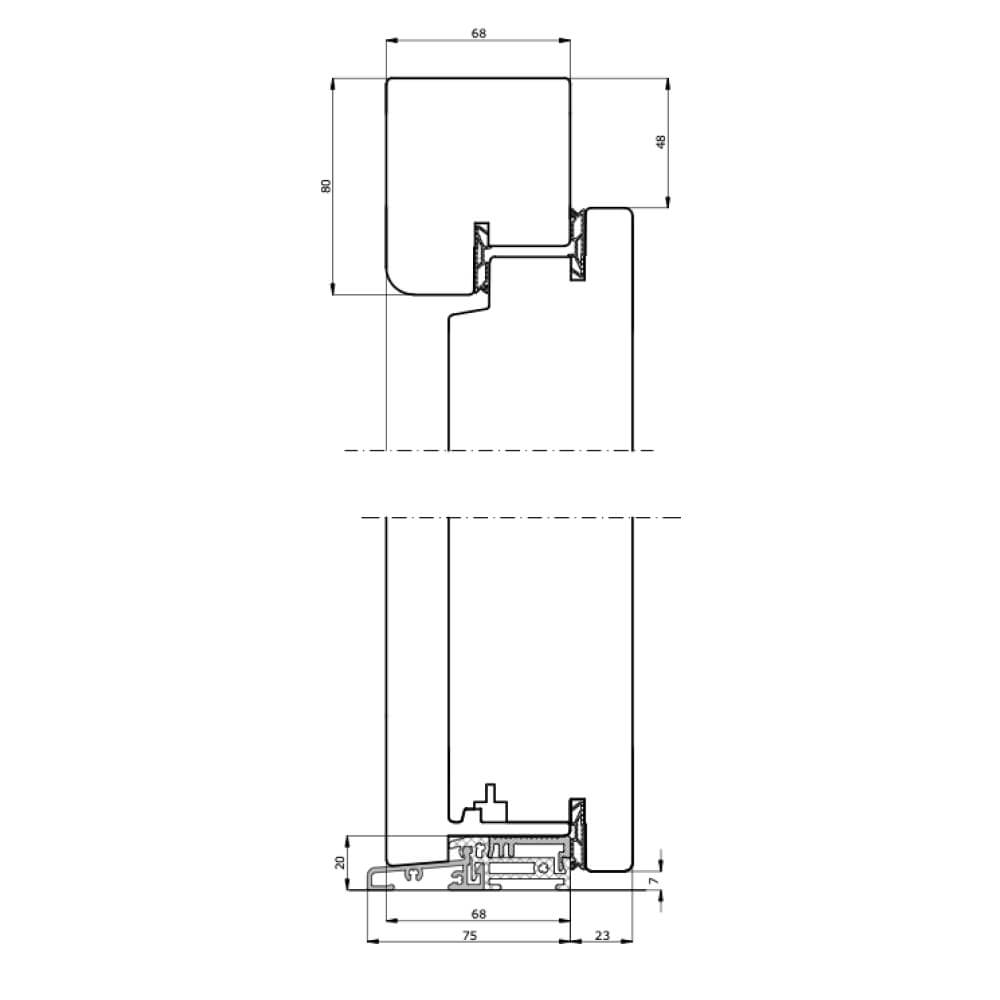 Premium Elegant : Taglio verticale altezza