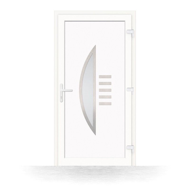 porta d'ingresso in pvc modello Avellino vista interna