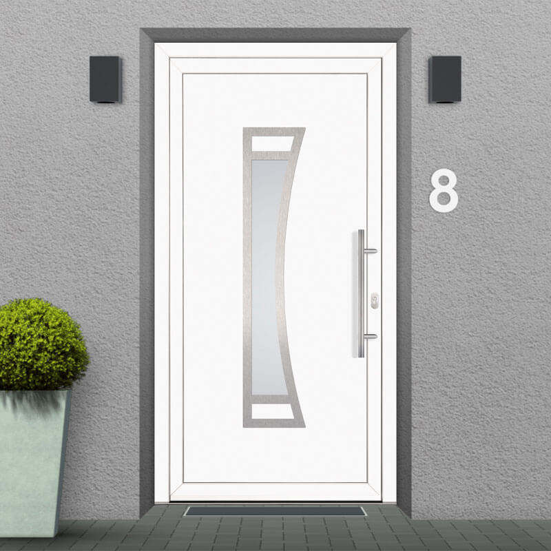 porta d'ingresso in pvc modello Pordenone facciata