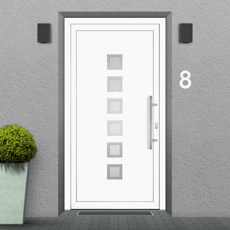 porta d'ingresso in pvc modello Bisceglie facciata