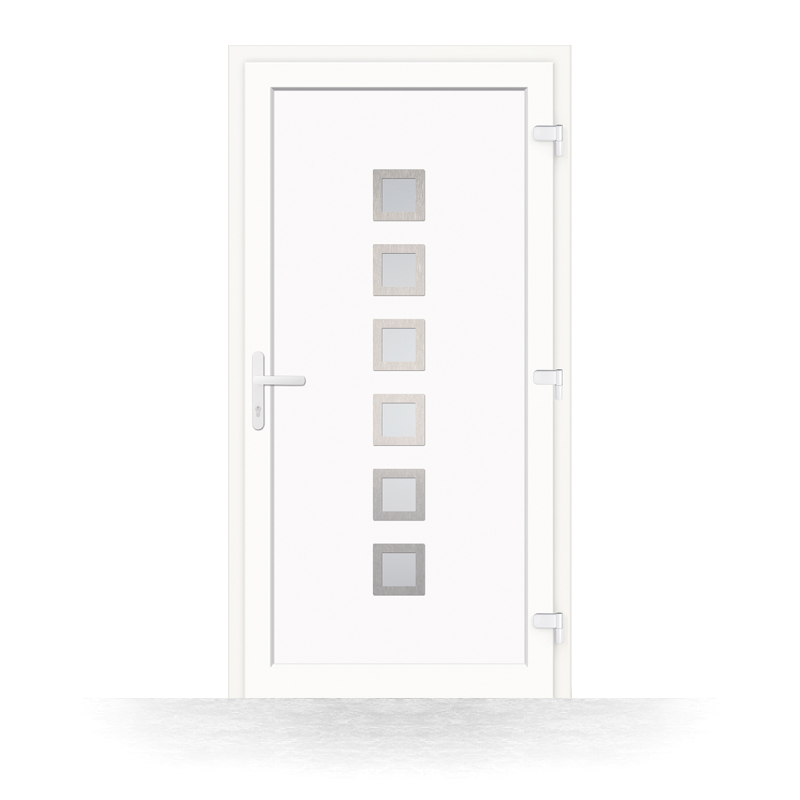 porta d'ingresso in pvc vista interna modello Bisceglie