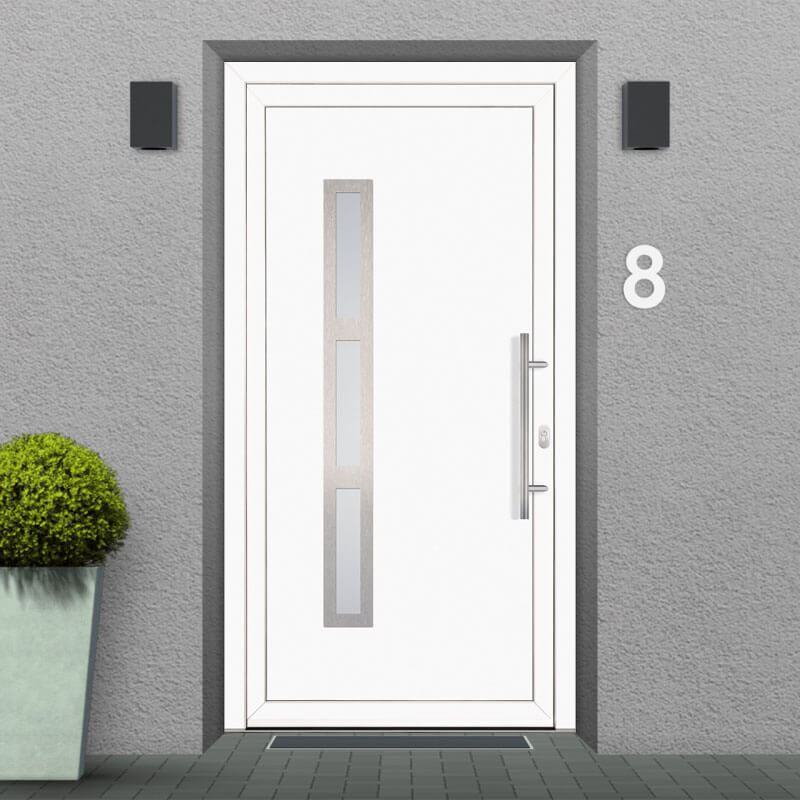 porta in pvc modello Gallarate facciata