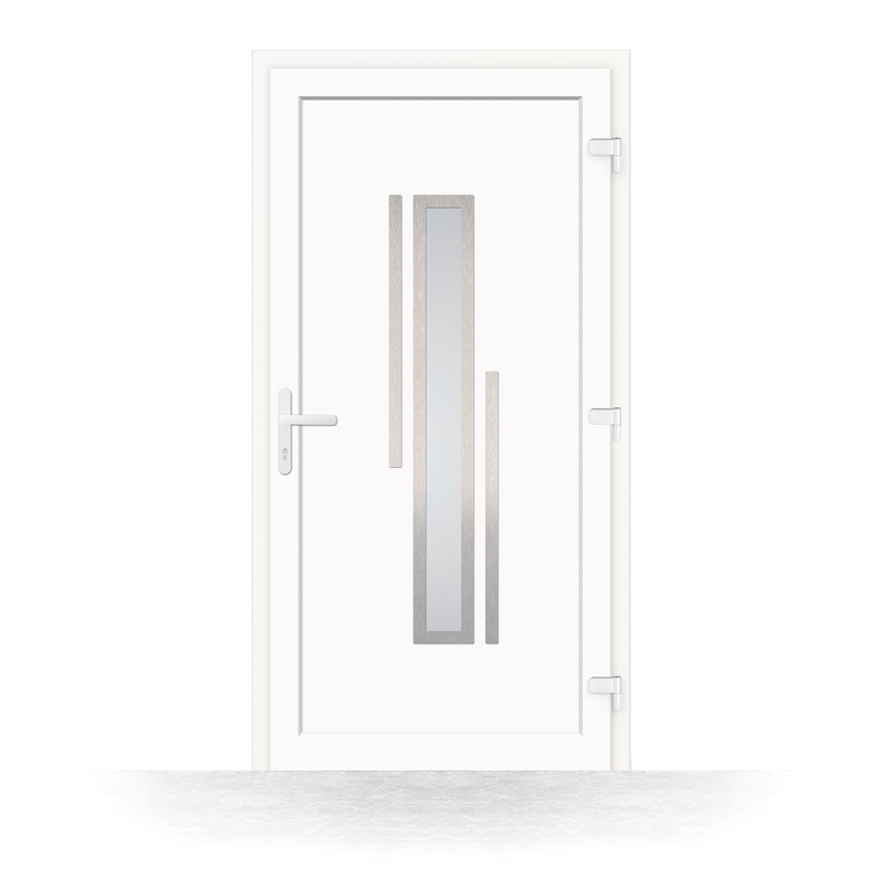 porta d'ingresso in pvc modello Civitavecchia vista interna