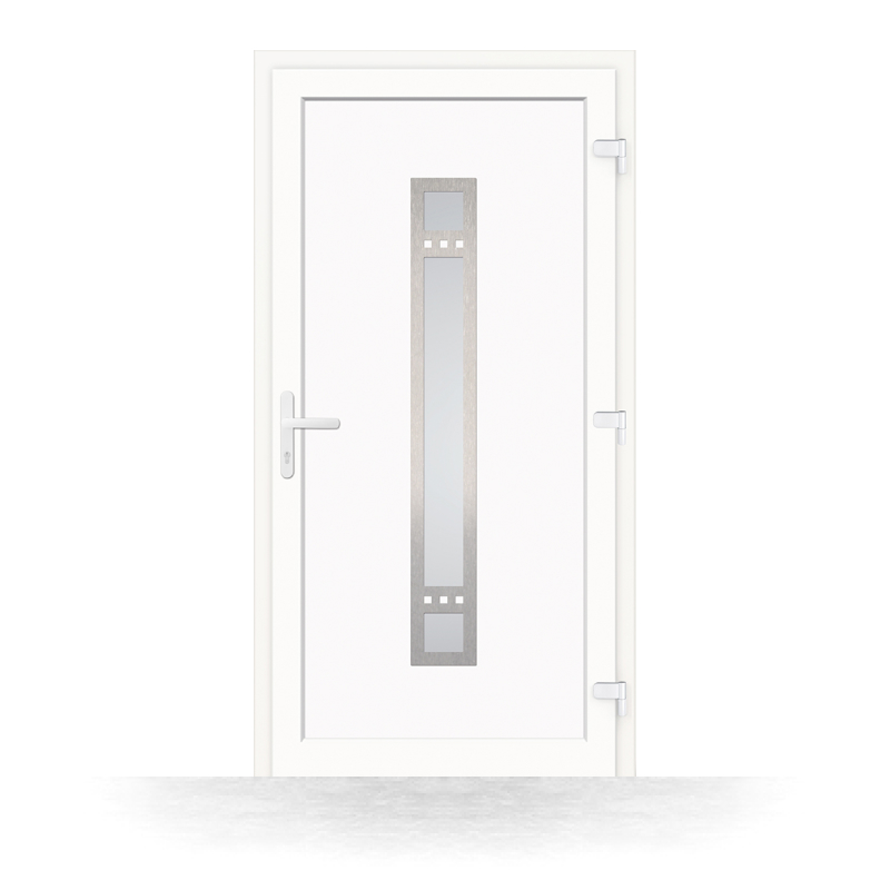 porta d'ingresso in PVC modello Modica vista interna