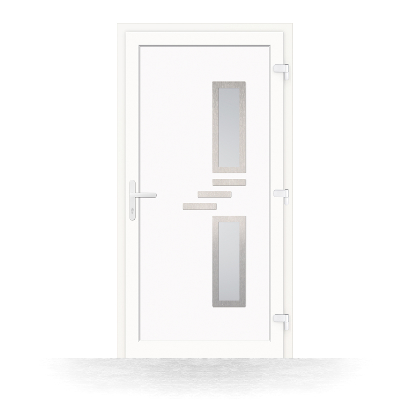 porta d'ingresso in pvc modello Sanremo vista interna