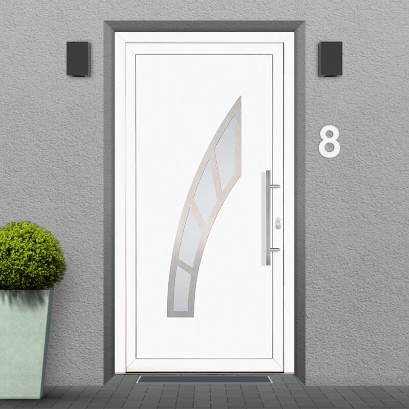 porta d'ingresso in pvc modello Teramo facciata