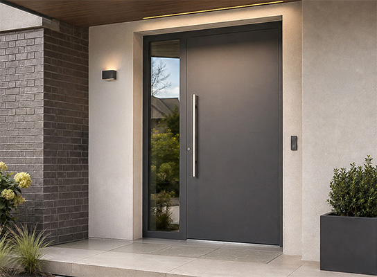 Porte d'ingresso Schüco in alluminio Porte d'ingresso Schüco in alluminio