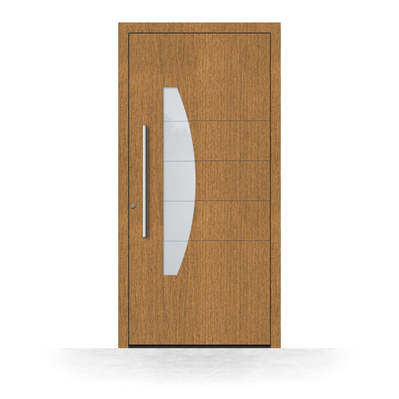 Porta d'ingresso modello Cinisello Balsamo in rovere