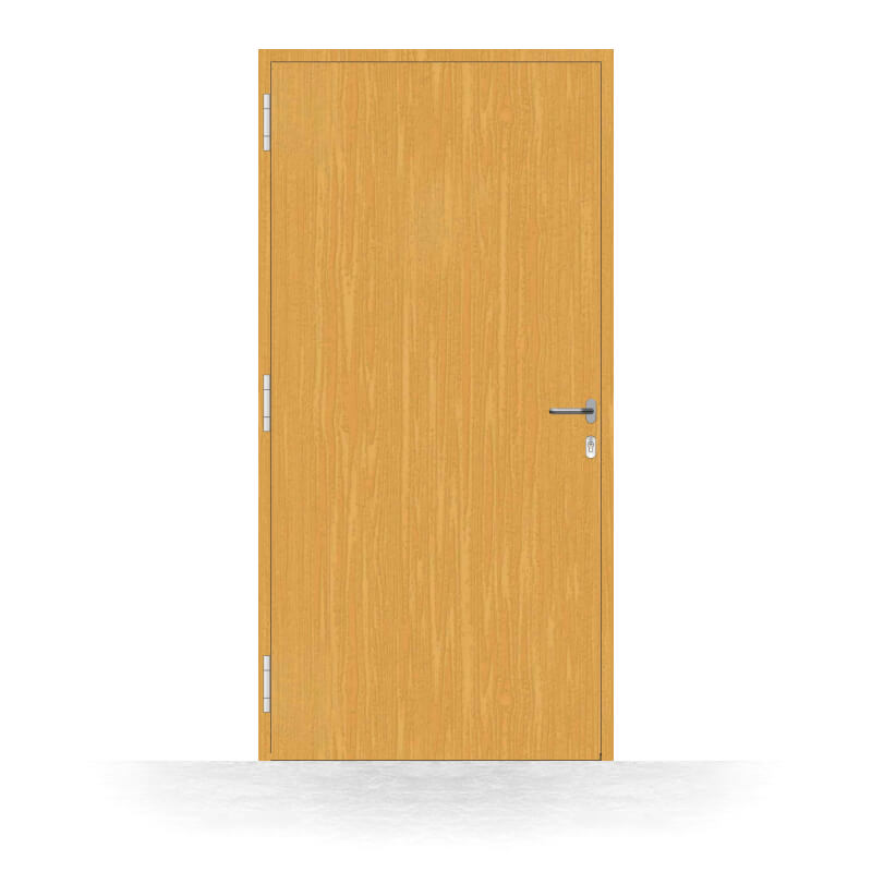 Porta d'ingresso in legno modello Fiumicino - vista interna