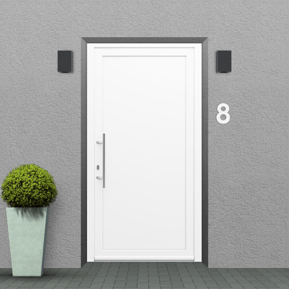 Porta d'ingresso in PVC Guidonia Montecelio - vista dall'esterno