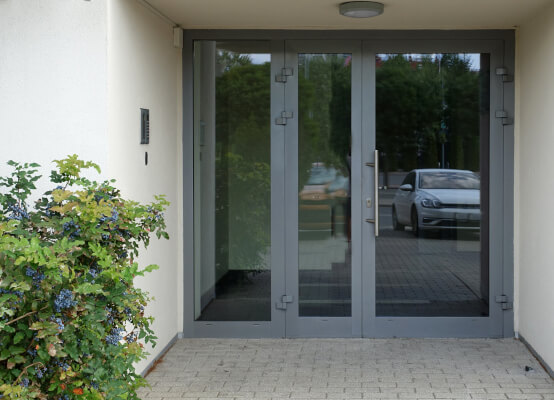 Porte ingresso con vetro
