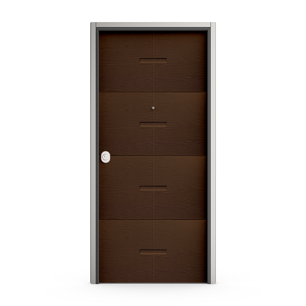 Porta blindata Bitetto noce medio