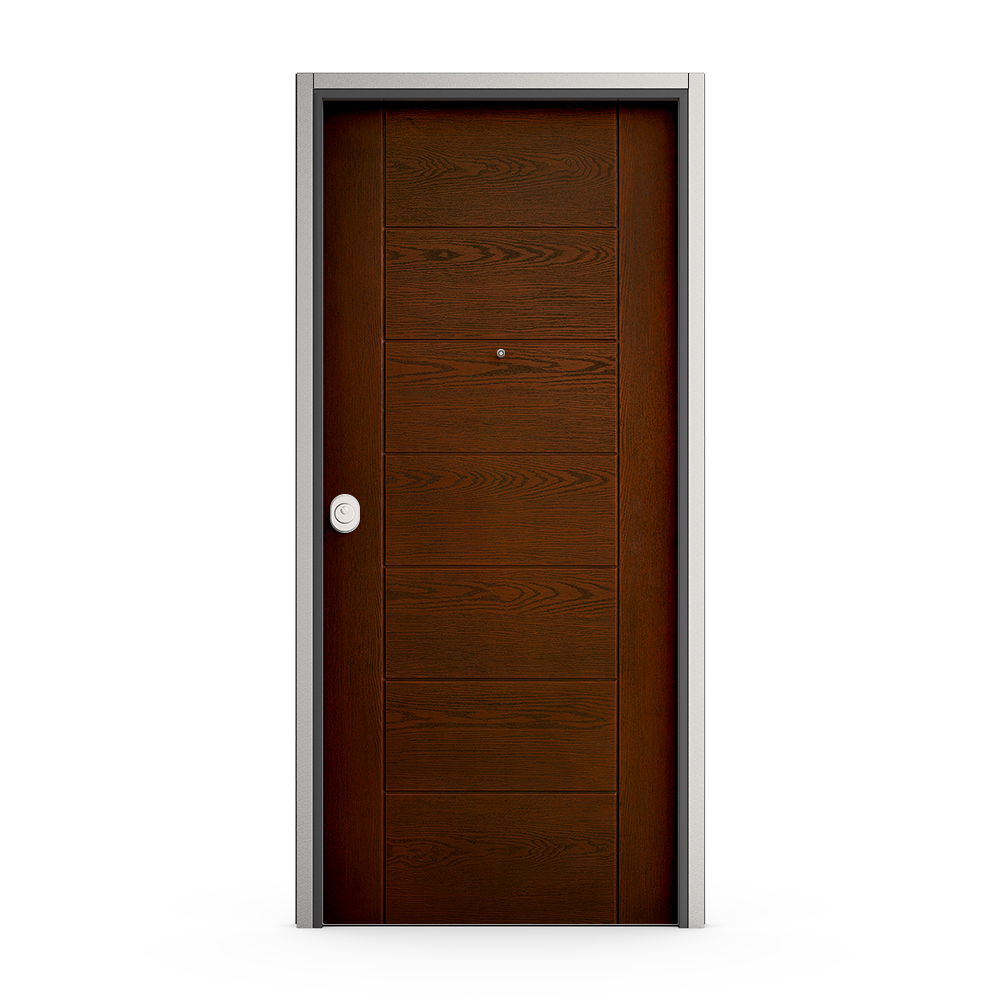 Porta blindata Guardia noce medio