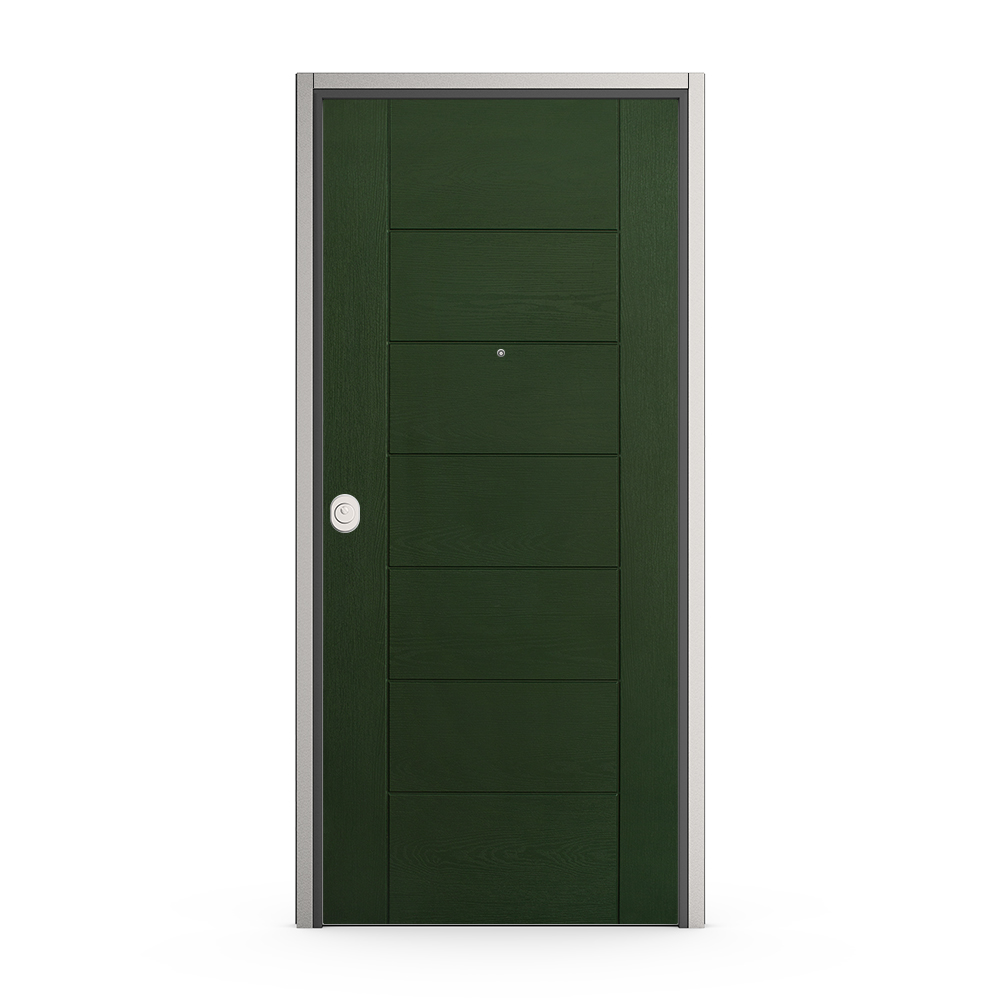 Porta blindata Guardia verde