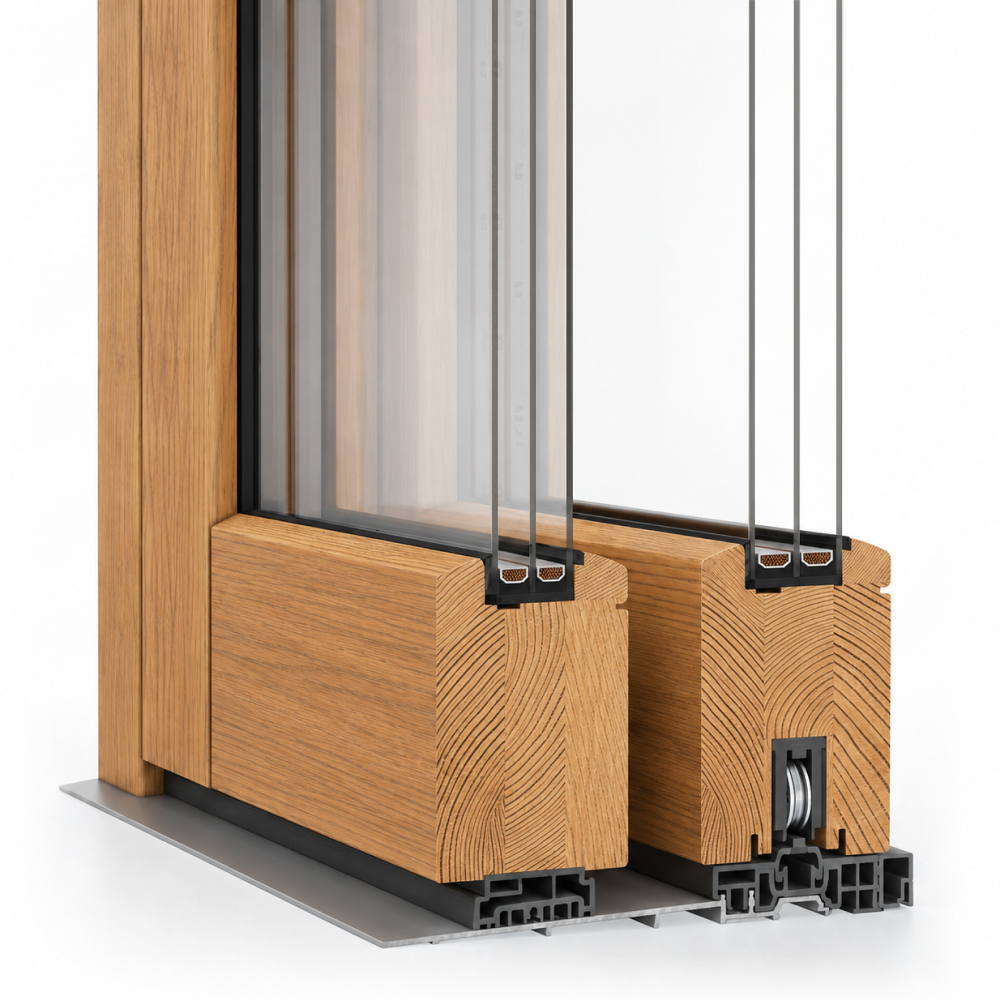 Profilo porta alzante scorrevole Classico IV 80