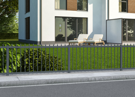 Recinzione per giardino Venezia antracite