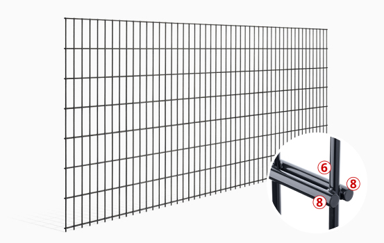 Pannelli recinzione 8/6/8