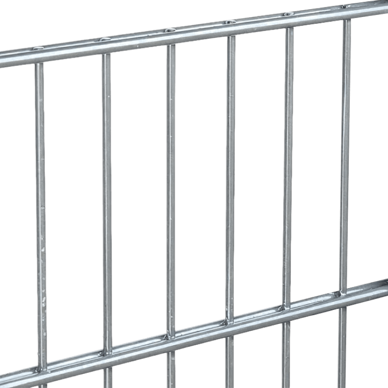 Recinzione in rete metallica in acciaio zincato