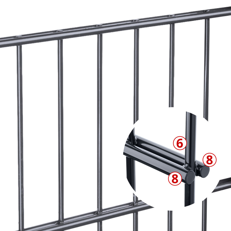 Recinzione in rete metallica Premium (8/6/8)